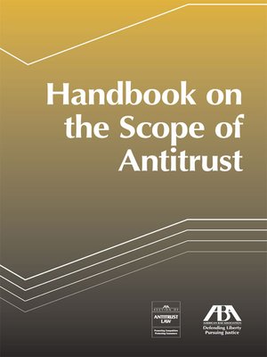 cover image of Handbook on Scope of Antitrust
